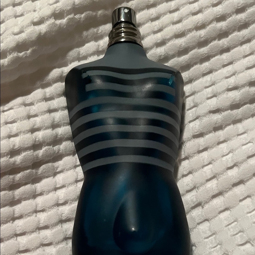 Jean Paul Gaultier Navy Blue & Gray Torso Cologne Bottle